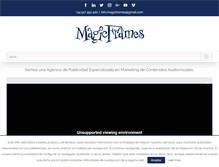 Tablet Screenshot of magicframes.com